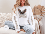 Veterans Day Sweatshirt, Freedom Isn't Free Eagle Pullover, Patriotic Military Top, Veteran Gift, American Pride, USA Clothing
