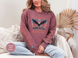 America 250 Sweatshirt 1776 2026, 250th Anniversary USA Pullover, Patriotic Eagle Top, American History Gift, July 4th Outfit