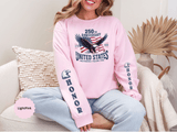 250th Anniversary Sweatshirt, United States Eagle Pullover, USA 1776 2026 Top, Independence Day Gift, Patriotic Americana Clothing