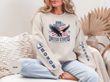 250th Anniversary Sweatshirt, United States Eagle Pullover, USA 1776 2026 Top, Independence Day Gift, Patriotic Americana Clothing