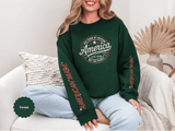 America 250 Sweatshirt, We The People Pullover, 1776 2026 USA Anniversary Top, Patriotic American Heritage Gift, Vintage Americana