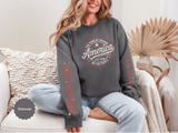 America 250 Sweatshirt, We The People Pullover, 1776 2026 USA Anniversary Top, Patriotic American Heritage Gift, Vintage Americana