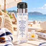 Personalized Beach Water Bottle, Bride Crew Gift, Bachelorette Beach Trip Bottle, Custom Bridesmaid Gift, Wedding Weekend, Summer Bridal
