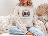 Freedom Isn't Free Veterans Sweatshirt, Military Service Crewneck, American Flag Veteran Pullover, Veteran Gift, Memorial Day Outfit