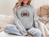 Freedom Isn't Free Veterans Sweatshirt, Military Service Crewneck, American Flag Veteran Pullover, Veteran Gift, Memorial Day Outfit