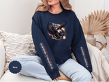 Patriotic Eagle Freedom Sweatshirt, American Flag Crewneck, Broken Chain Military Style Pullover, Fourth of July Gift for Him or Her