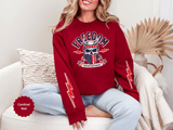Freedom American Independence Sweatshirt, Patriotic Skull Crewneck, USA Flag Pullover, Fourth of July Outfit, Americana Gift for Him