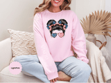 Personalized Patriotic Sweatshirt, Custom Little Miss Pullover, American Flag Girl Crewneck, Fourth of July Gift, USA Country Shirt