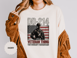 DD-214 Veteran Shirt, It's a Veteran Thing T Shirt, Military Veteran Gift, US Army Shirt, Patriotic American Flag Tee, Veteran Pride Top