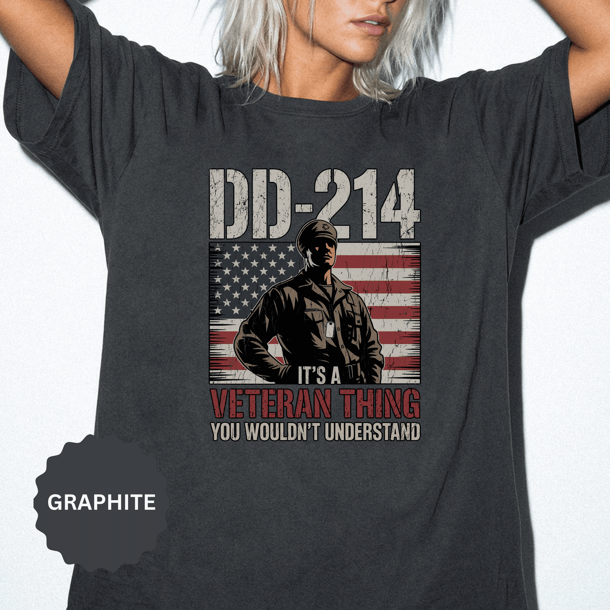 DD-214 Veteran Shirt, It's a Veteran Thing T Shirt, Military Veteran Gift, US Army Shirt, Patriotic American Flag Tee, Veteran Pride Top