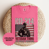 DD-214 Veteran Shirt, It's a Veteran Thing T Shirt, Military Veteran Gift, US Army Shirt, Patriotic American Flag Tee, Veteran Pride Top