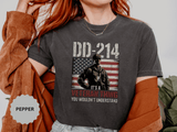 DD-214 Veteran Shirt, It's a Veteran Thing T Shirt, Military Veteran Gift, US Army Shirt, Patriotic American Flag Tee, Veteran Pride Top