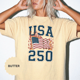 USA 250 Shirt, America 250th Anniversary T Shirt, Patriotic American Flag Tee, 1776 2026 Shirt, Fourth of July Gift, USA Birthday Tee