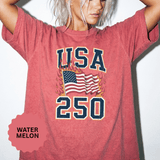 USA 250 Shirt, America 250th Anniversary T Shirt, Patriotic American Flag Tee, 1776 2026 Shirt, Fourth of July Gift, USA Birthday Tee
