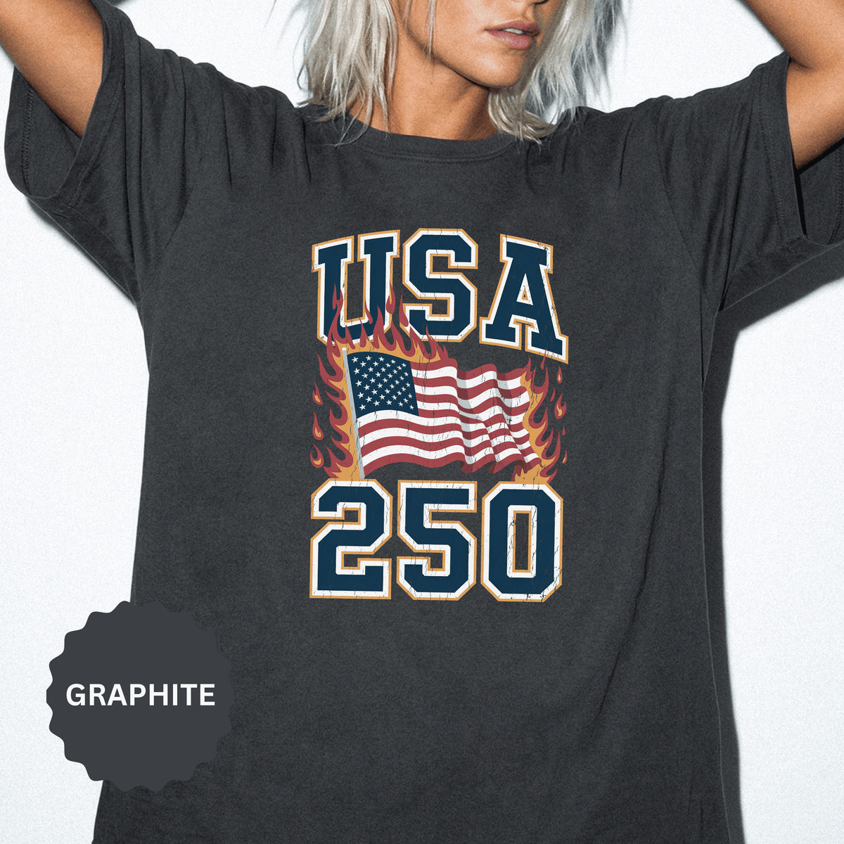 USA 250 Shirt, America 250th Anniversary T Shirt, Patriotic American Flag Tee, 1776 2026 Shirt, Fourth of July Gift, USA Birthday Tee