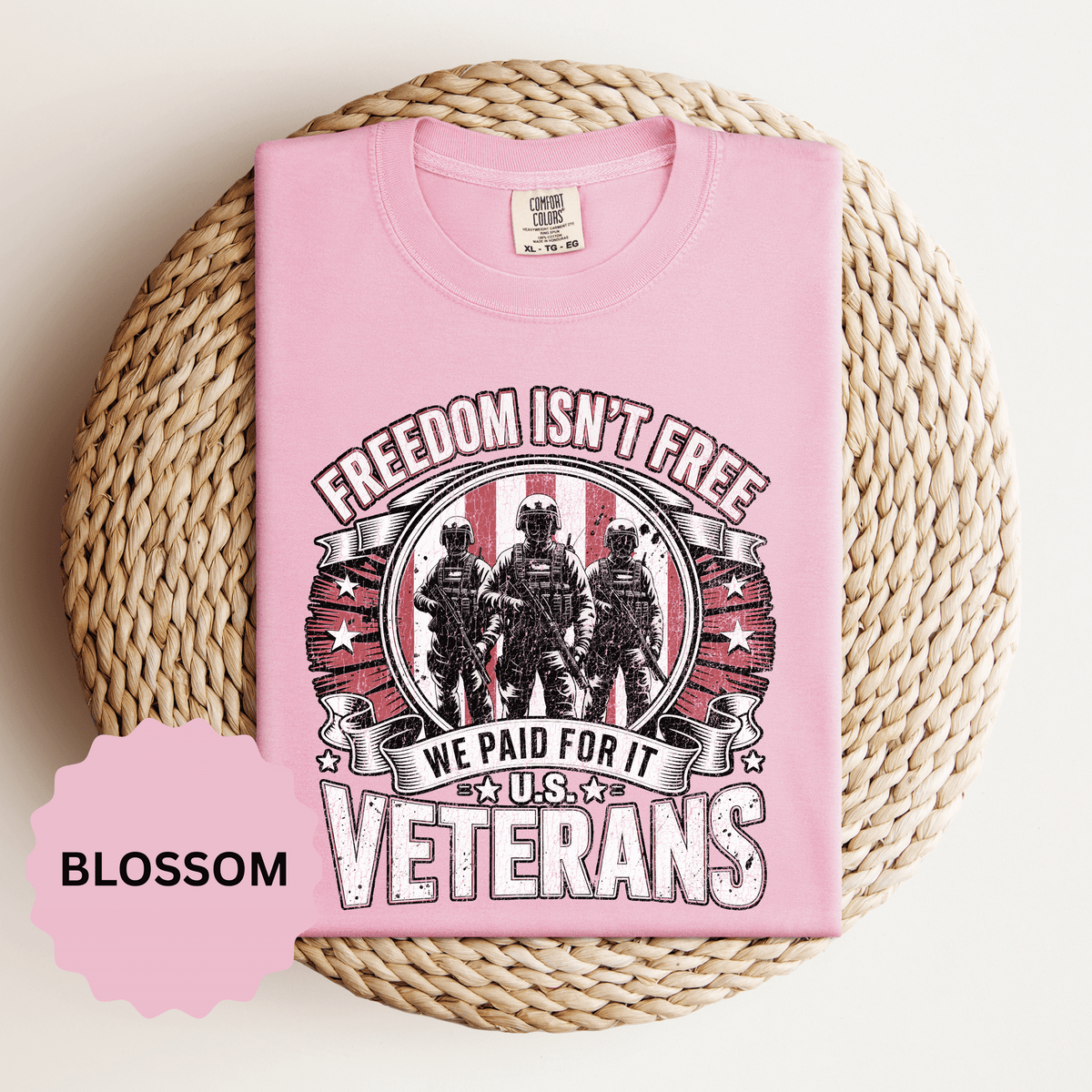 Freedom Isn't Free Veteran Shirt, Military Veteran T Shirt, U.S. Veterans Patriotic Tee, American Flag Military Gift, Veteran Pride Shirt