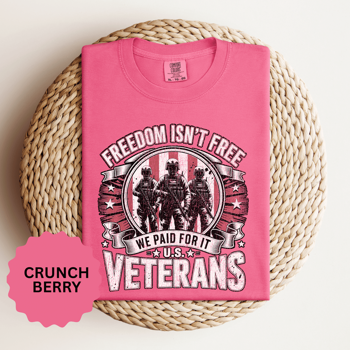 Freedom Isn't Free Veteran Shirt, Military Veteran T Shirt, U.S. Veterans Patriotic Tee, American Flag Military Gift, Veteran Pride Shirt