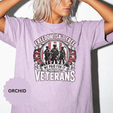 Freedom Isn't Free Veteran Shirt, Military Veteran T Shirt, U.S. Veterans Patriotic Tee, American Flag Military Gift, Veteran Pride Shirt