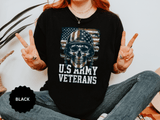 U.S. Army Veterans Shirt, Military Skull T Shirt, Patriotic American Flag Tee, Veteran Gift, Army Veteran Shirt, Veterans Day Gift