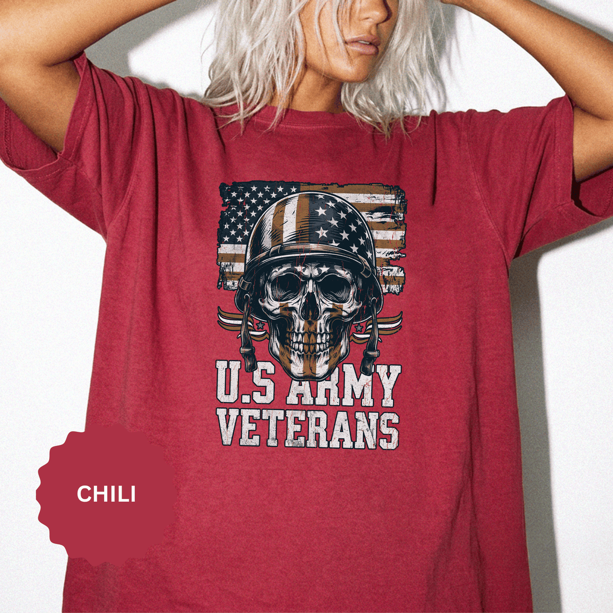 U.S. Army Veterans Shirt, Military Skull T Shirt, Patriotic American Flag Tee, Veteran Gift, Army Veteran Shirt, Veterans Day Gift