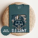 U.S. Army Veterans Shirt, Military Skull T Shirt, Patriotic American Flag Tee, Veteran Gift, Army Veteran Shirt, Veterans Day Gift