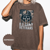 U.S. Army Veterans Shirt, Military Skull T Shirt, Patriotic American Flag Tee, Veteran Gift, Army Veteran Shirt, Veterans Day Gift