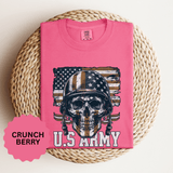 U.S. Army Veterans Shirt, Military Skull T Shirt, Patriotic American Flag Tee, Veteran Gift, Army Veteran Shirt, Veterans Day Gift