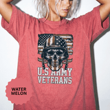 U.S. Army Veterans Shirt, Military Skull T Shirt, Patriotic American Flag Tee, Veteran Gift, Army Veteran Shirt, Veterans Day Gift