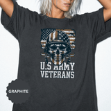 U.S. Army Veterans Shirt, Military Skull T Shirt, Patriotic American Flag Tee, Veteran Gift, Army Veteran Shirt, Veterans Day Gift