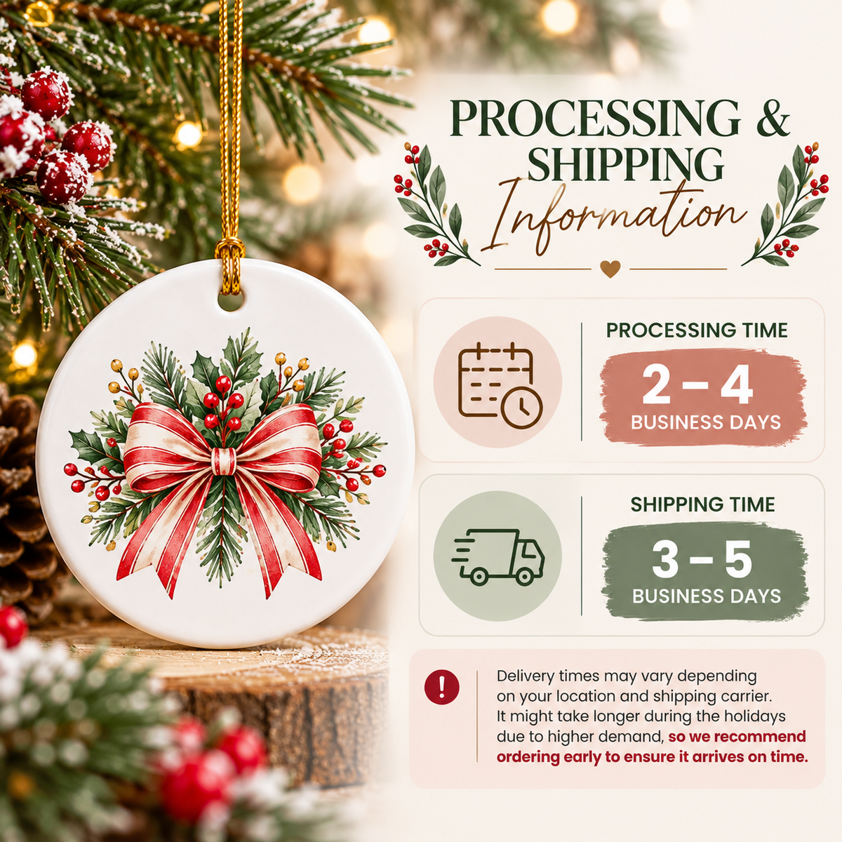 Personalized Book Lover Christmas Ornament, Winter Library Name Design, Reader Gift with Classic Portrait, Holiday Keepsake for Bookworms