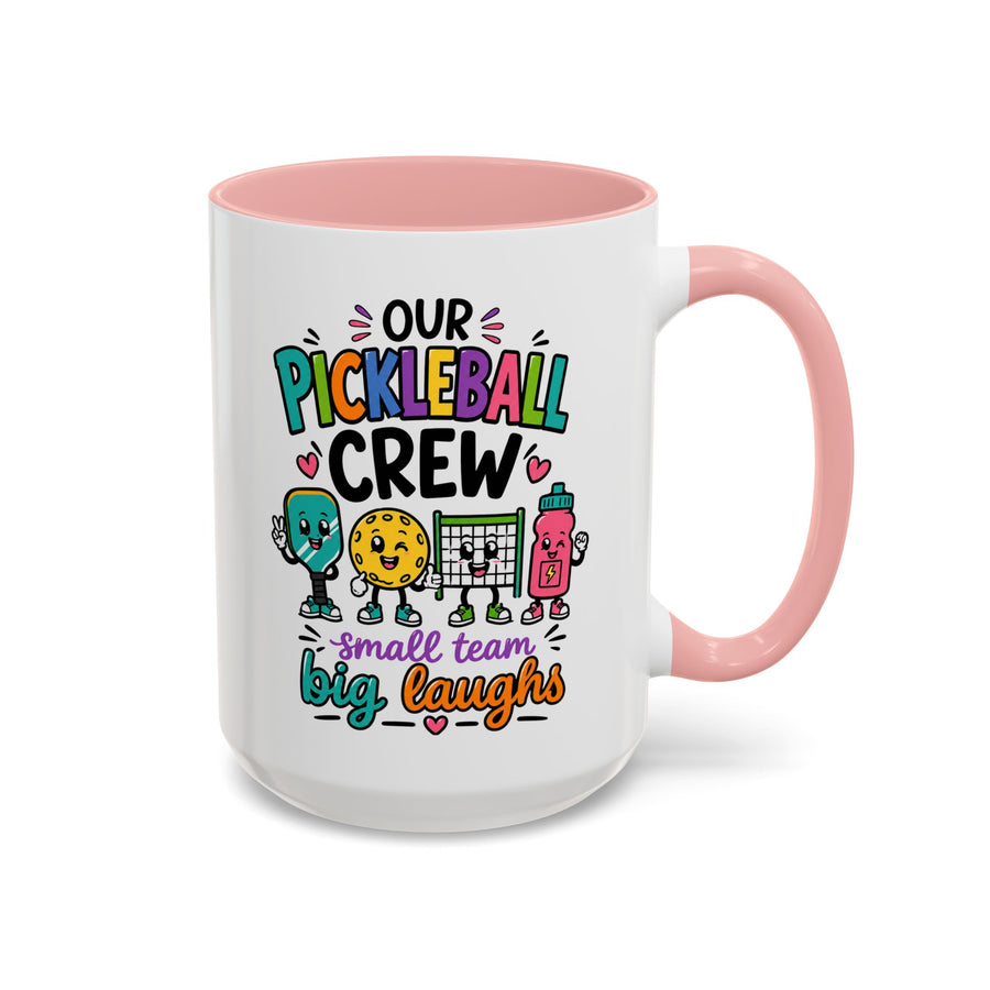 Funny Pickleball Team Mug, Our Pickleball Crew Coffee Mug, Pickleball Player Gift, Cute Sports Mug for Teammates and Friends