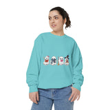 Bookish Ghost Sweatshirt, Cute Halloween Reading Crewneck, Spooky Book Lover Gift for Teacher, Librarian Fall Outfit, Cozy Reader Shirt