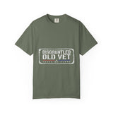 Disgruntled Old Vet Shirt, Leave Me Alone Veteran T-Shirt, Funny Military Gift for Retired Soldier, Sarcastic Veterans Day Tee for Grandpa
