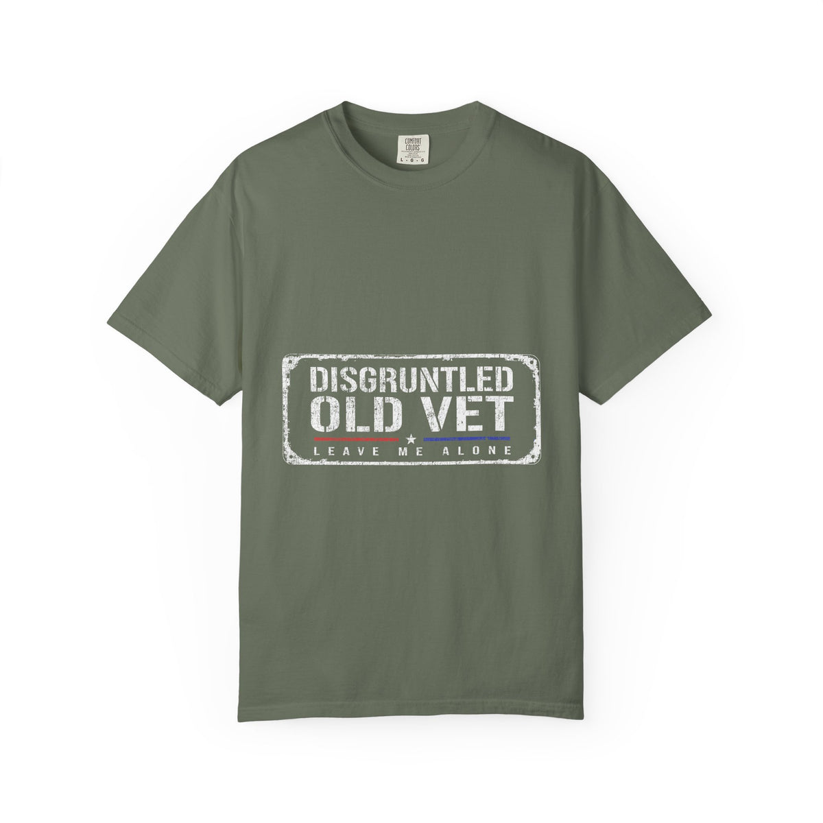 Disgruntled Old Vet Shirt, Leave Me Alone Veteran T-Shirt, Funny Military Gift for Retired Soldier, Sarcastic Veterans Day Tee for Grandpa