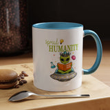Funny Alien Mug, Being Human Is Weird Coffee Mug, Nerdy Sci-Fi Humor Cup, Alien Lover Gift