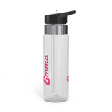 Personalized Transparent Water Bottle, Custom Name Water Bottle, Reusable Drink Bottle for School, Gym, Work, Travel, Gift for Her