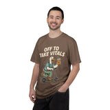 Funny Off To Take Vitals Comfort Colors Shirt, Duck Healthcare Worker Tee, Medical Humor Graphic T Shirt, Clinic Staff Gift