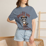 Funny Raccoon Shirt, Be A Smart One Not A Fart Sniffer Tee, Cowboy Raccoon Graphic T-Shirt, Funny Western Animal Gift