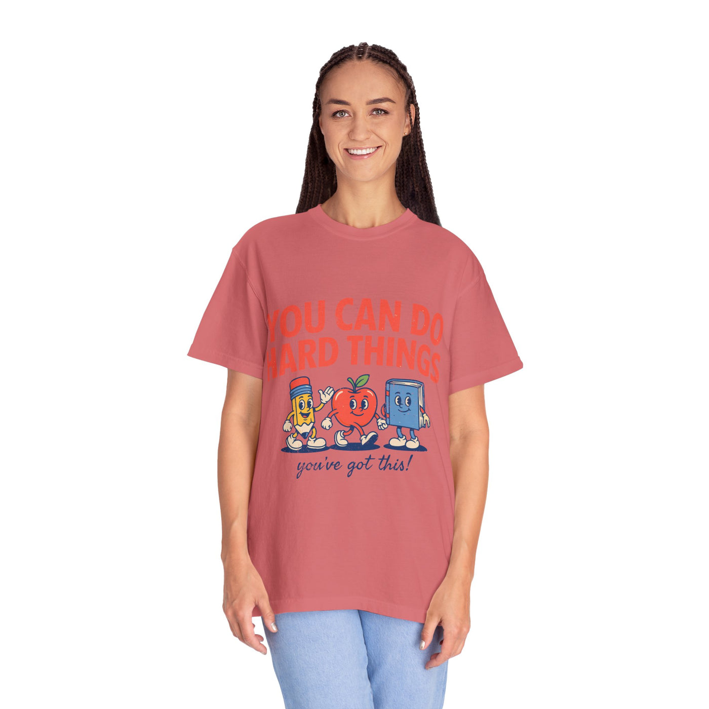 You Can Do Hard Things Teacher Shirt, Motivational Classroom Comfort Colors Tee, School Counselor Gift, Positive Educator Shirt