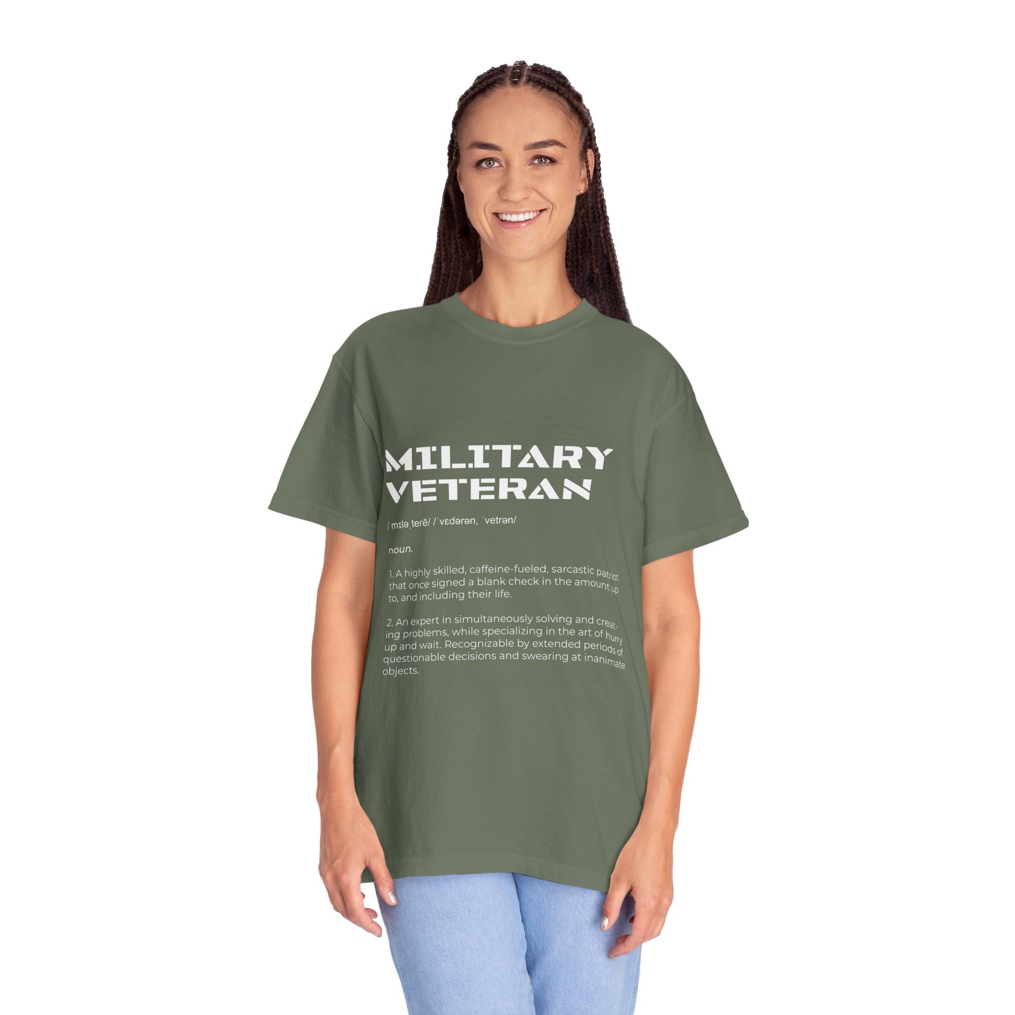 Military Veteran Definition Shirt, Funny Veteran T-Shirt, Sarcastic Armed Forces Gift, Retirement Tee for Soldier, Proud Service Member Top