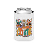 Retro Disco Birthday Can Cooler, 70s Roller Skating Party Design, Groovy Drink Holder, Gift for a Skater Friend Who Loves Vintage Aesthetics