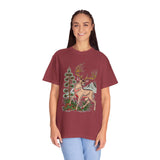 Woodland Deer Shirt, Rustic Stag and Mountain Graphic, Gift for Wildlife Lovers and Hikers, Forest Inspired Cabin Weekend Clothing