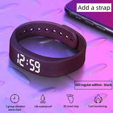 Smart Watch Electronic Vibration Waterproof Night Light Student Bracelet Sports Smart Bracelet