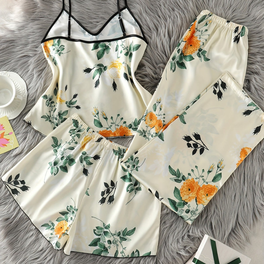 Ladies' Summer PrintedSexy Loungewear Home Wear