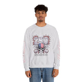 250 Live Free or Die Sweatshirt, Patriotic Skull Crewneck, American Flag Pullover, USA 250th Anniversary Gift, Fourth of July Top