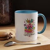 Teaching Is a Work of Heart Mug, Teacher Appreciation Coffee Cup, Thank You Gift for Educator, End of Year Classroom Keepsake for Her