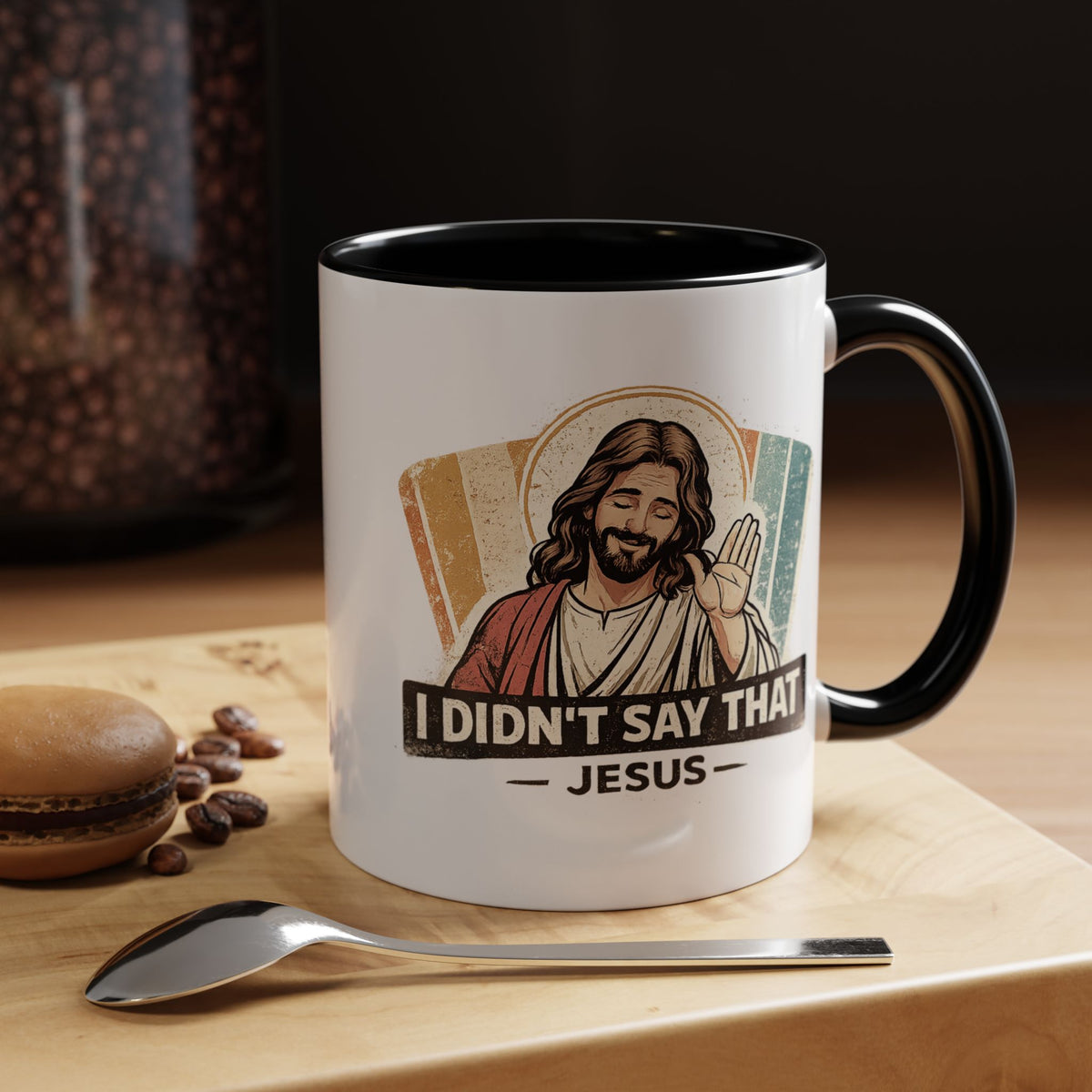 Funny Jesus Coffee Mug, I Didn't Say That Jesus Mug, Christian Humor Mug, Faith Based Coffee Cup, Church Friend Gift