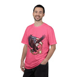 Patriotic Eagle Shirt, American Flag T Shirt, Bald Eagle Military Tee, Veteran Gift, USA Graphic Shirt, Fourth of July Patriotic Top
