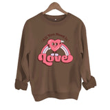 Bottom long sleeved fleece hoodie