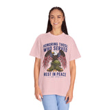 Honoring Those Who Served Shirt, Military Memorial T-Shirt, Fallen Soldier Tribute, Veteran Remembrance Gift, Patriotic Eagle Tribute Tee